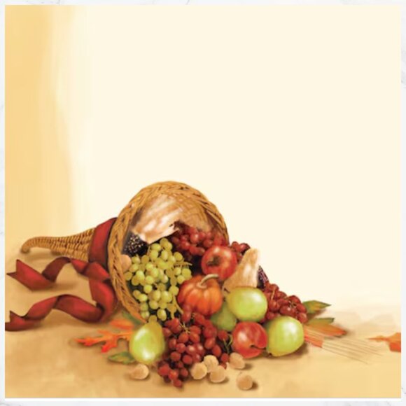 Great Papers! Stationary Letterhead Thanksgiving Cornucopia 80 Count - Picture 3 of 3